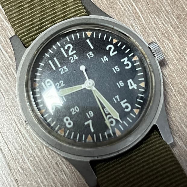 해밀턴 베트남 밀리터리 시계 1973년식