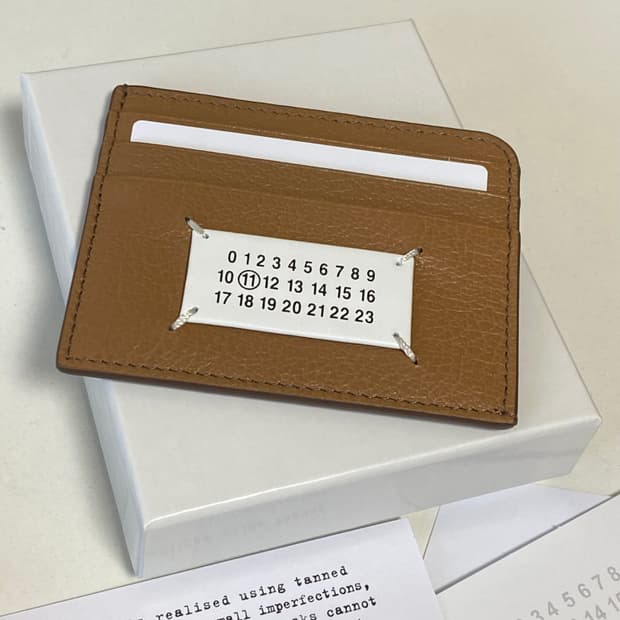 마르지엘라 넘버링 패치 카드지갑 