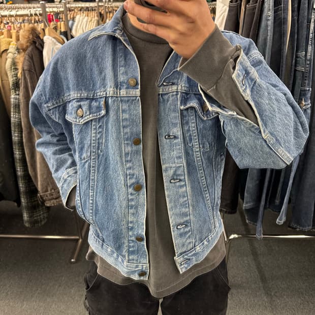 OS)리바이스 빈티지 3세대 연청 트러커 자켓