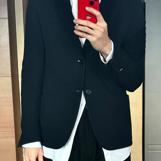 펜디 니트카라 자켓