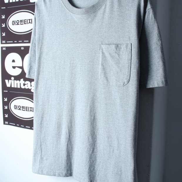 (L-XL) 어반스터프 반팔 티셔츠 포켓 무지 그레이-H34946