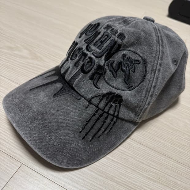 글랙 GC032 휴먼팩터 워싱 볼캡 (CHARCOAL GRAY)