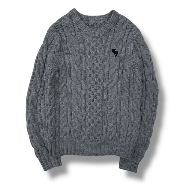 아베크롬비 꽈배기 니트 r2002