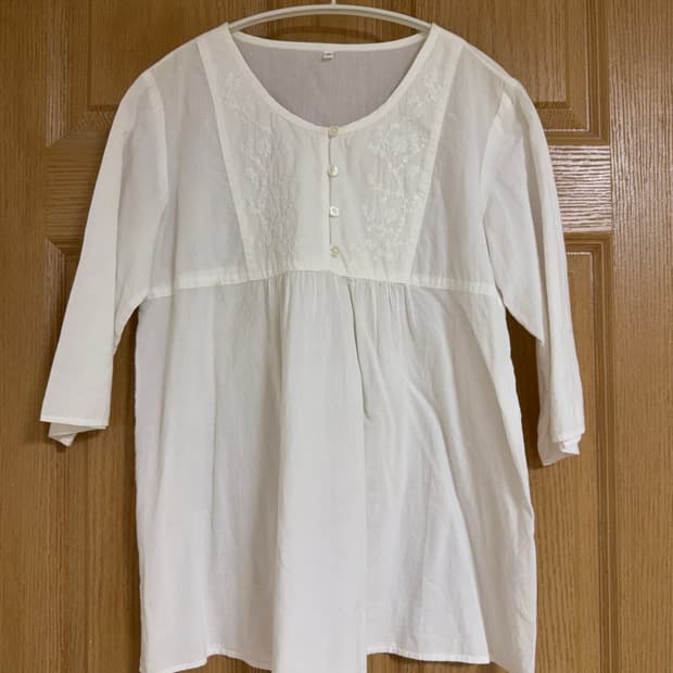 빈티지 모리걸 블라우스 자수