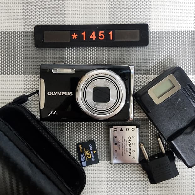 올림푸스 뮤 1060 디지털카메라 파우치포함
