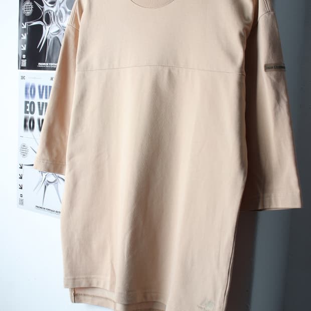(M-L) 뉴발란스 반팔 티셔츠 오버핏 살구색 무지-H30885
