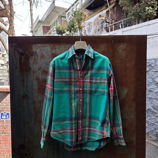 90'S 올드 갭 버튼다운셔츠 