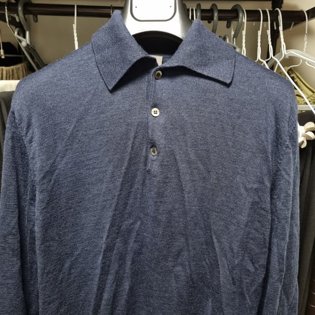 이올로 긴팔 폴로니트 M