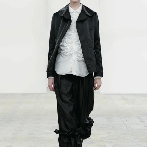 24aw 꼼데가르송 꼼데가르송 새틴 큐프라 자켓 s