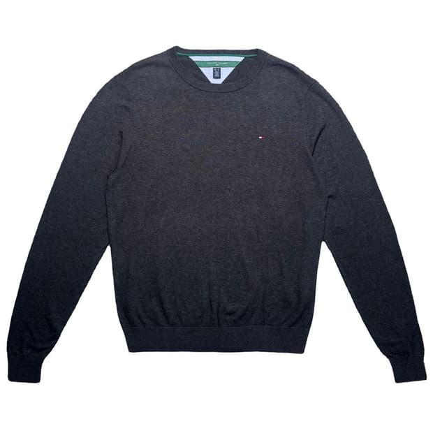 타미힐피거 크루넥 니트 그레이 M