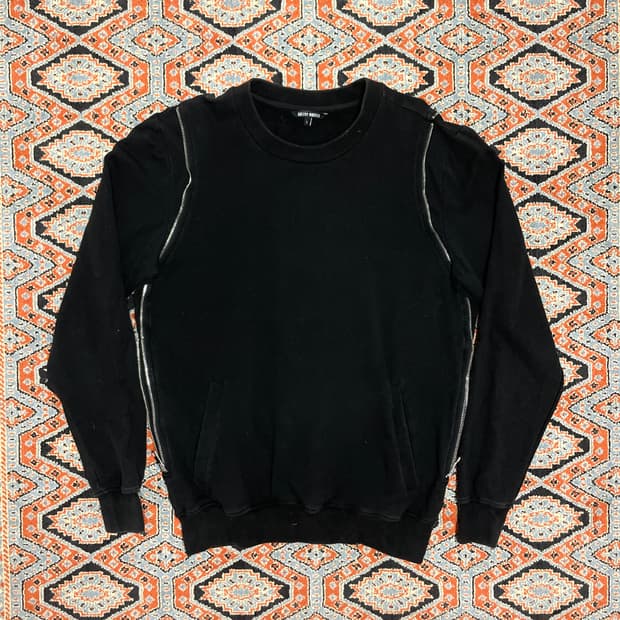 안토니 모라토 블랙 지퍼디테일 맨투맨 남성L