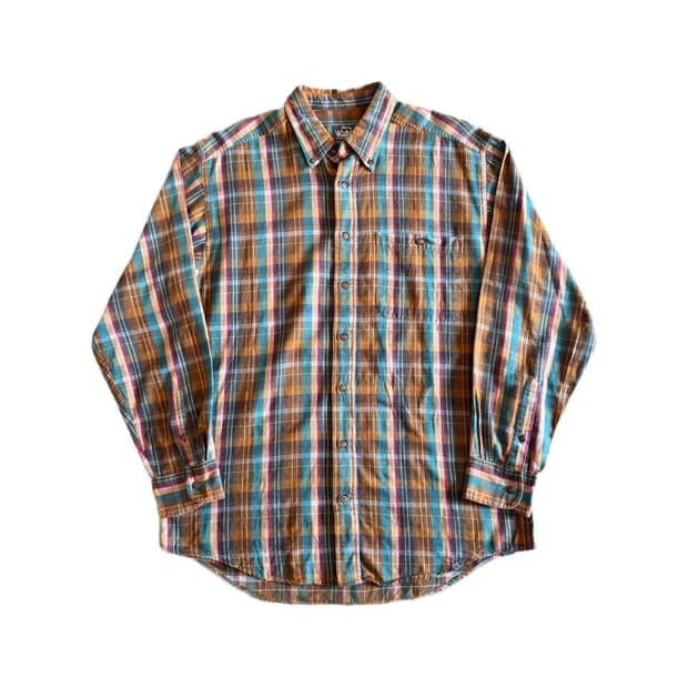 울리치 버튼다운 체크셔츠