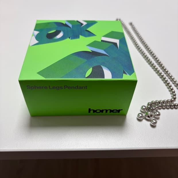 Homer Sphere Legs Pendant (풀박, 인보이스 첨부)