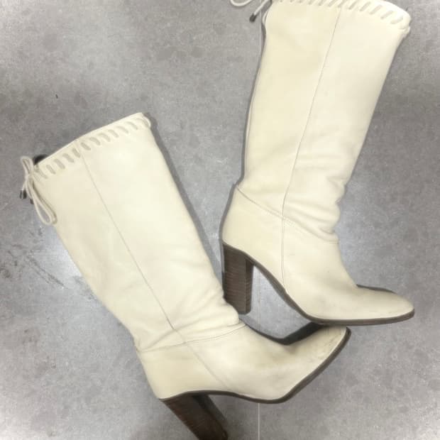 막스앤코 아이보리 롱부츠 히메갸루 오네갸루 리즈리사 보헤미안서울