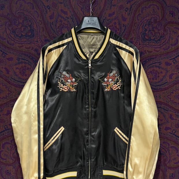 일본 드래곤 플라이 리버시블 스카쟌