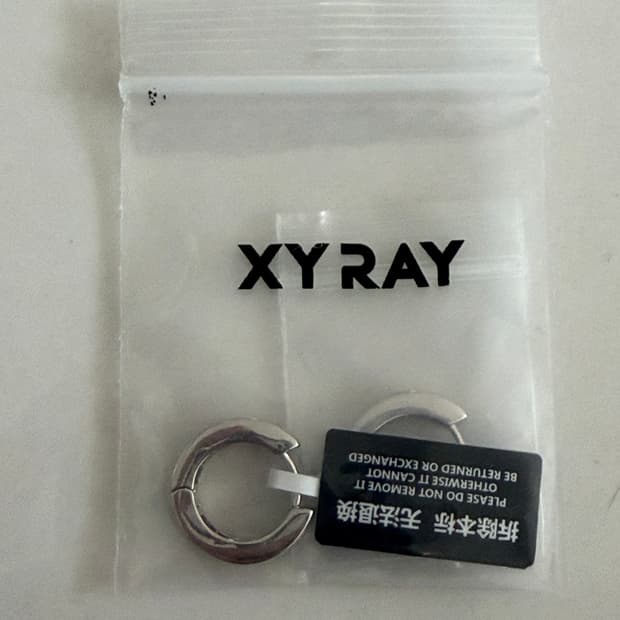 XY RAY 원터치 링 귀걸이