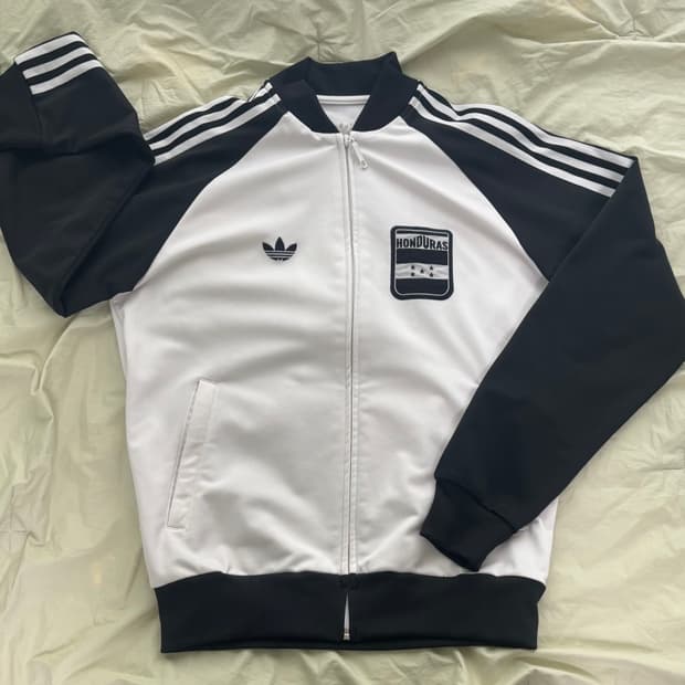 아디다스 온두라스 트랙탑 흰검 져지