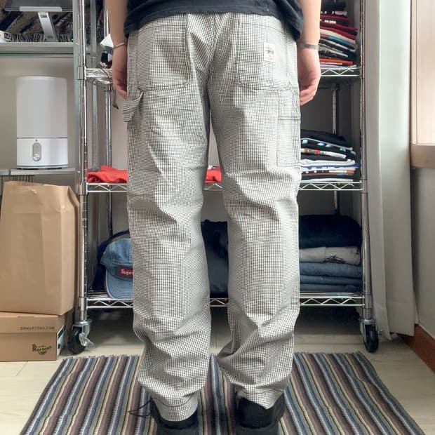 스투시 히코리 워크 팬츠