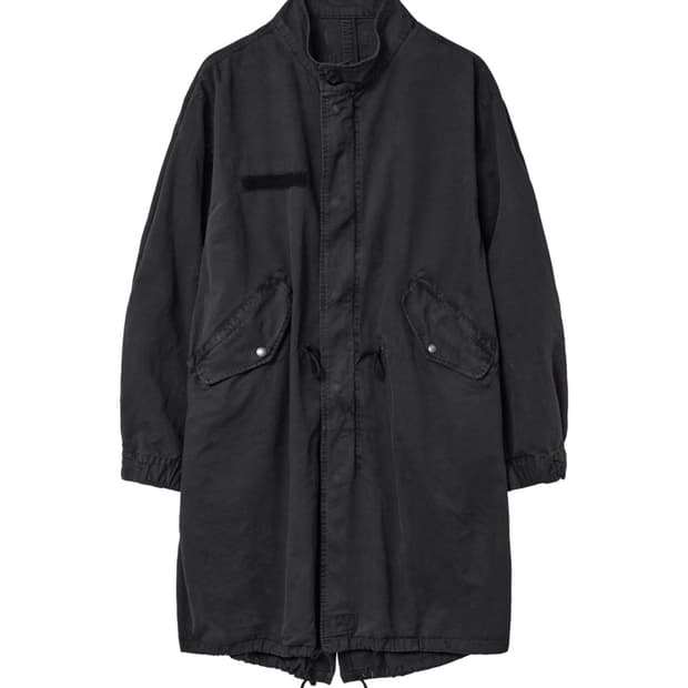  Mods Parka Over Dyed Blue Charcoal