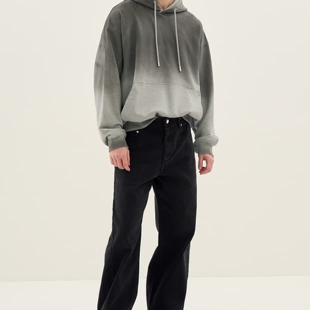 (78) 시스템옴므 트위스트 심 와이드 데님 팬츠