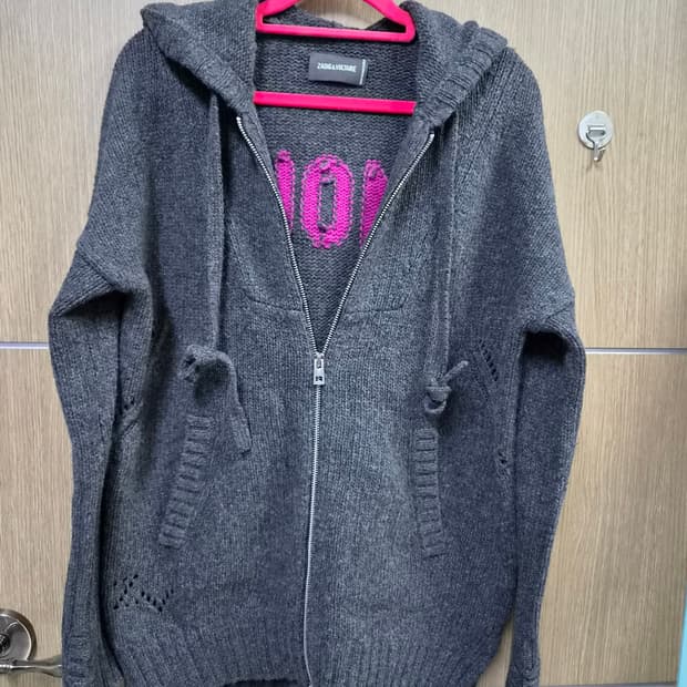 자딕앤볼테르 메이노울 후드집업 루즈핏 xs