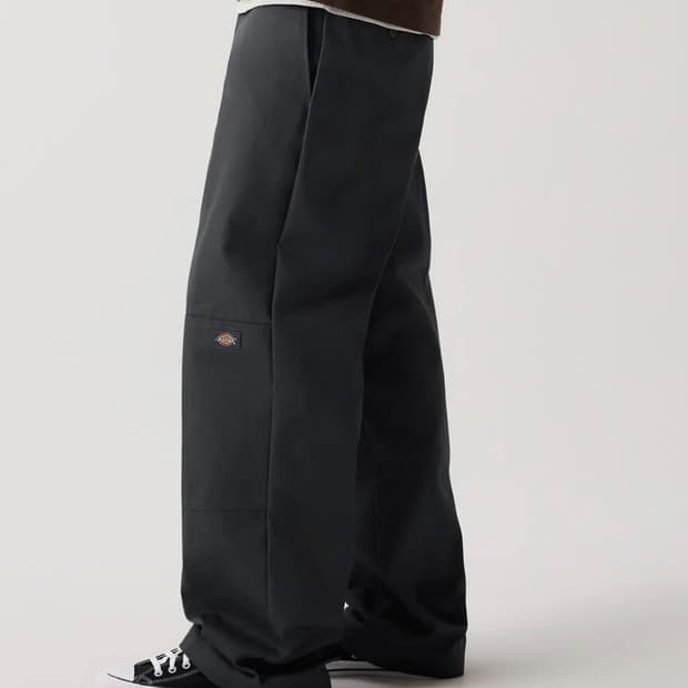 DICKIES 더블니 85283 루즈핏 워크팬츠 / Charcoal