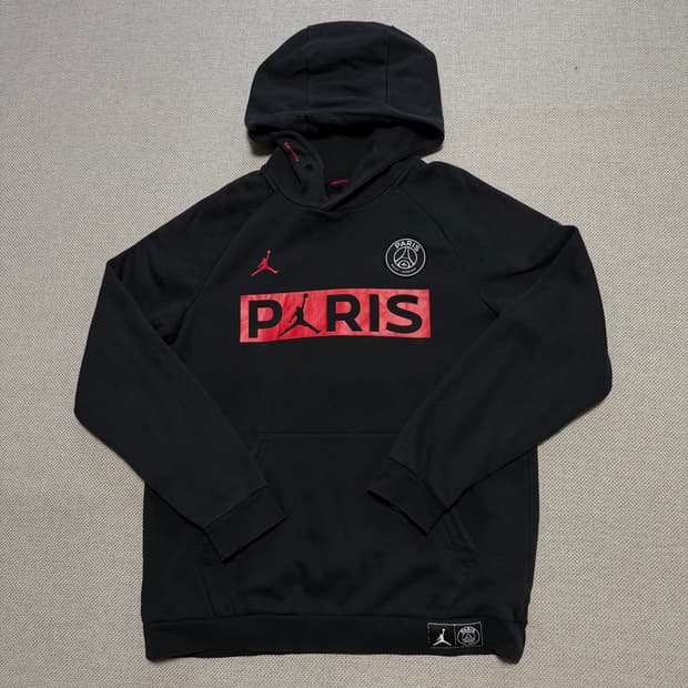 조던 파리 생제르망 로고 후드티