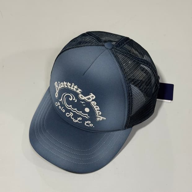 폴로 랄프로렌 그래픽 폼 트러커 캡 - 블루