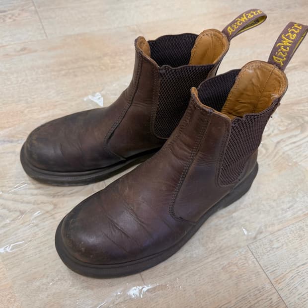 닥터마틴 브라운 첼시부츠uk3