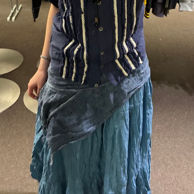 Global Work 빈티지 페이즐리 머플러