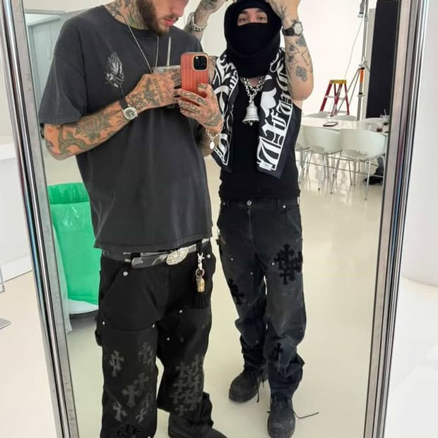 빈티지 Jesus Aztlan 반팔티