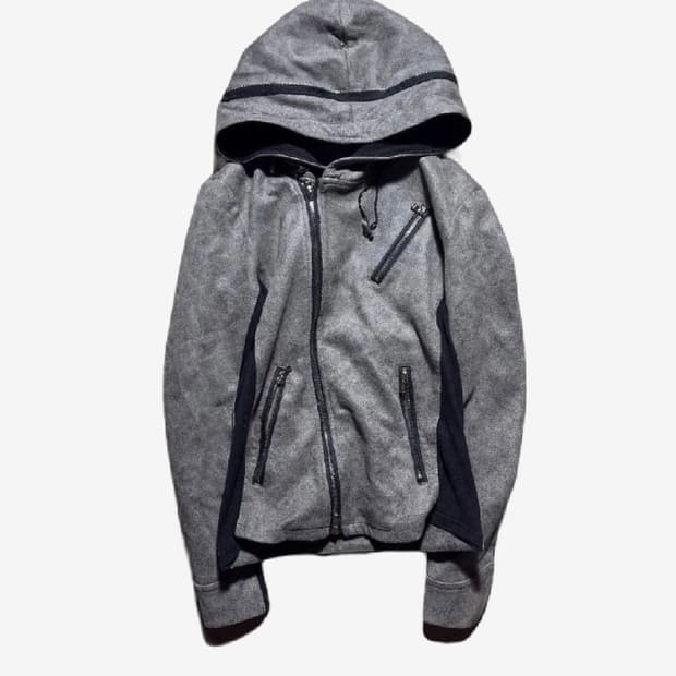 Johnny wolf asymmetrical zip