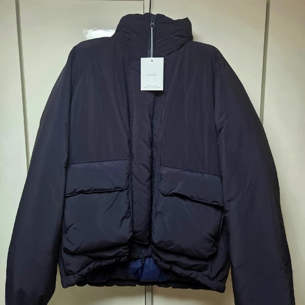 퍼스트플로어 / 플리시 다운 푸퍼 (다크네이비, 48size)