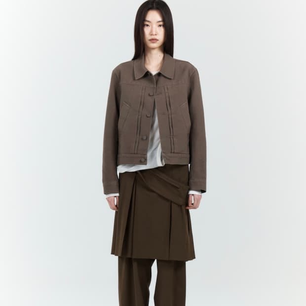 ÉÉ TRUCKER JACKET MODERN MOCHA