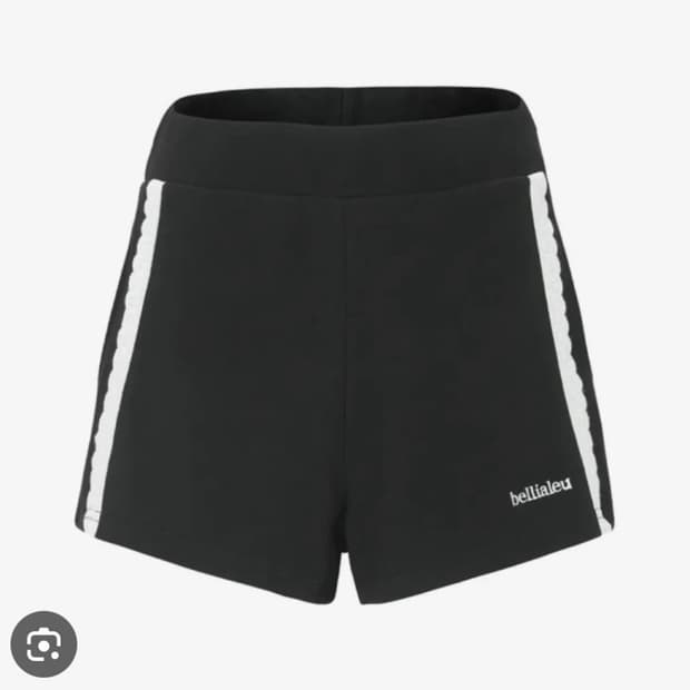 벨리아르 코튼 레이스 쇼츠 블랙