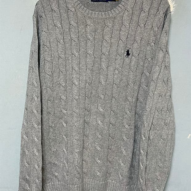 POLO 폴로 남자 꽈배기니트 기본 캐주얼 L 100 