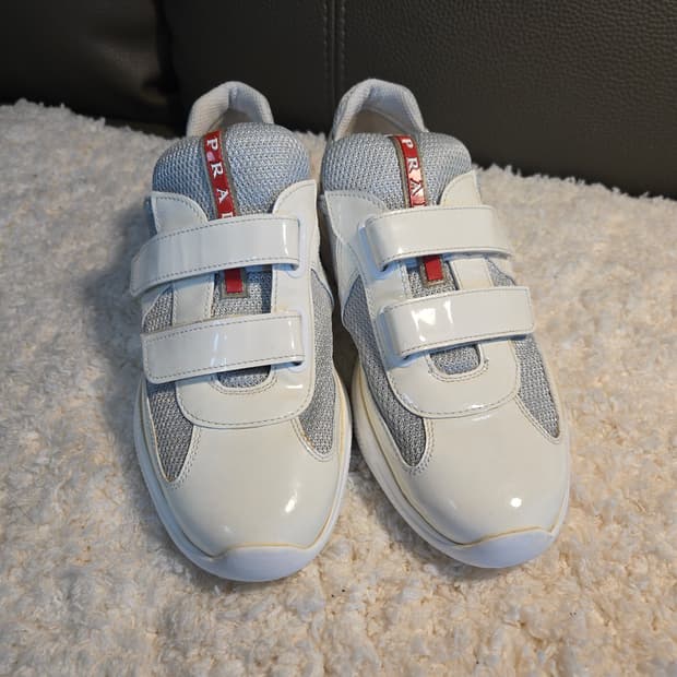 프라다 PRADA 아메리카컵 벨크로 여름 스니커즈 37 (240)