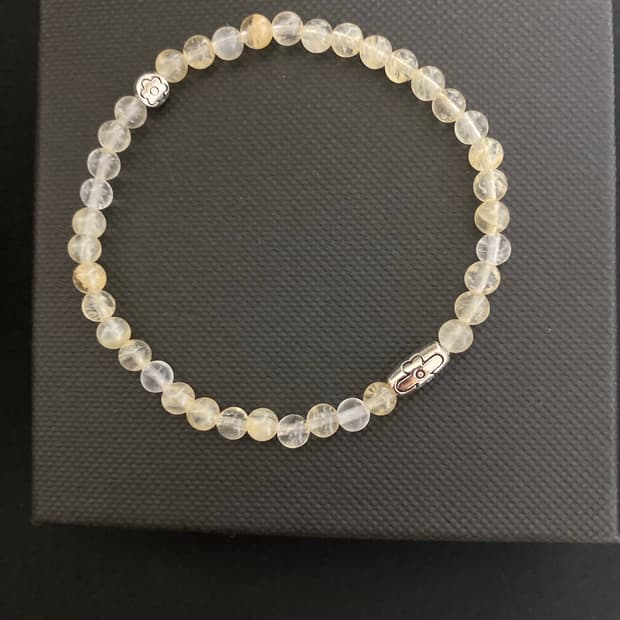 레몬 쿼츠  레이어드 팔찌