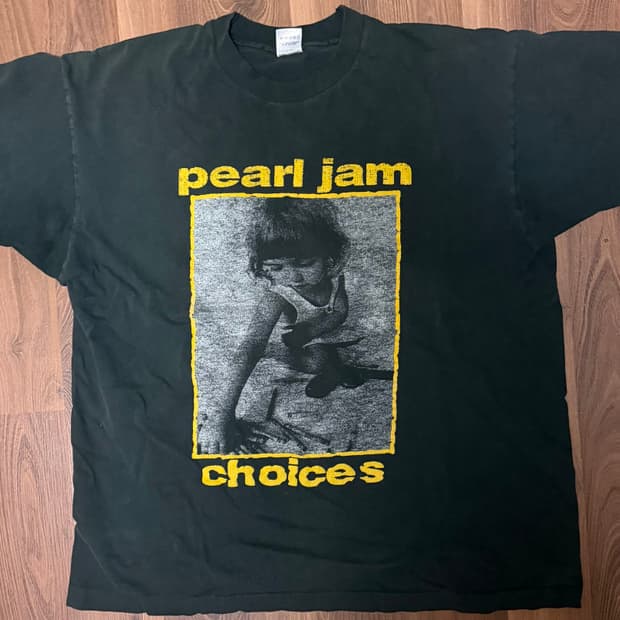 90s 펄잼 choices 밴드티 XL