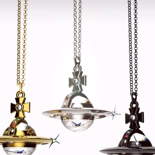 비비안웨스트우드 orb 목걸이 시계