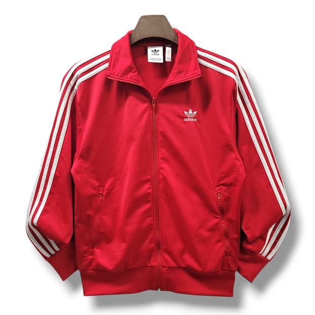 [XL] 아디다스 레드&화이트라인 클래식 파이어버드 트랙탑 져지