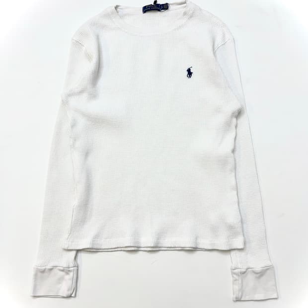 Polo 폴로 랄프로렌 여성 와플 긴팔니트