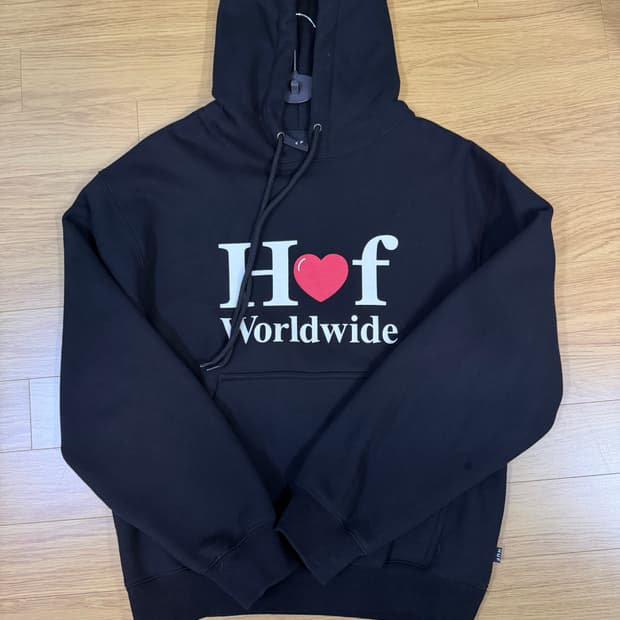 HUF 후드티 블랙 스몰