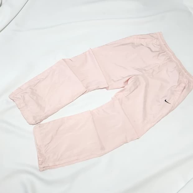 나이키 핑크 트랙팬츠 바람막이 딸기우유 와이드 바지