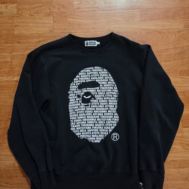 베이프 재팬 시티헤드 맨투맨