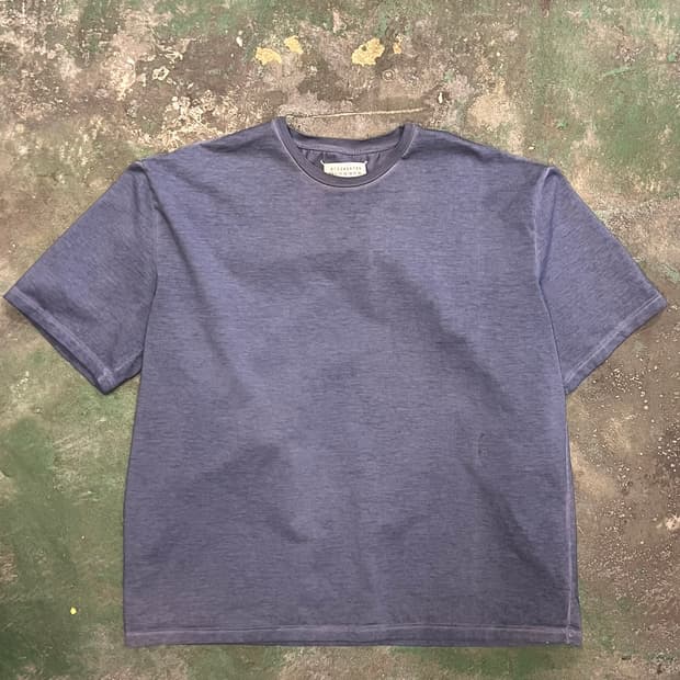 21SS [50] 메종 마르지엘라 워시드 코튼 스티치 반팔 티셔츠