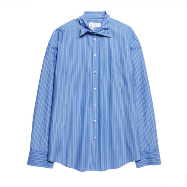 글렌 마틴스 H&M 와이어 보닝 포플린 셔츠