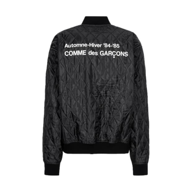 꼼데가르송 스태프 퀄팅 봄버자켓 XL