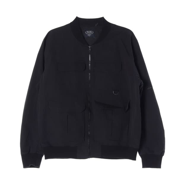 NIX 블랙 포켓 항공점퍼 유틸리티 자켓 XL