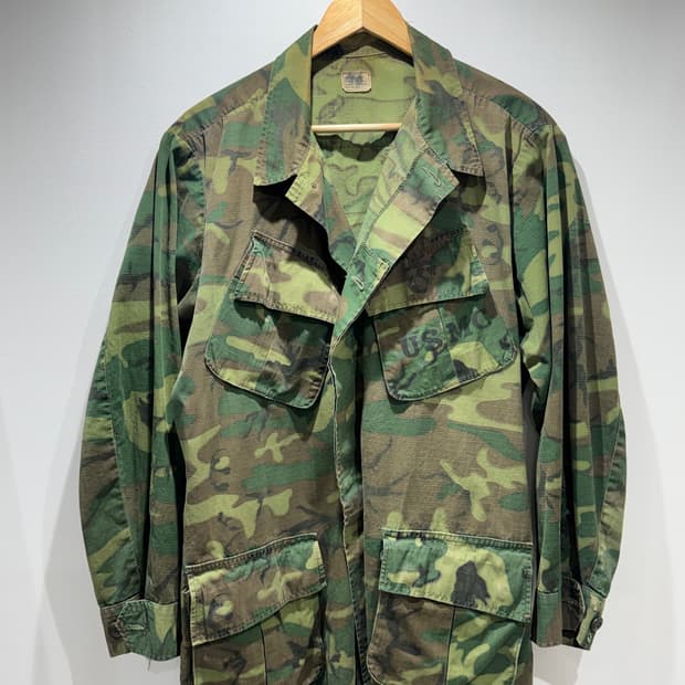 1969년도 오리지널 USMC ERDL 카모 자켓 (L-R)